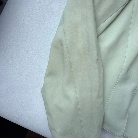 Tailleur Thierry Mugler 44/46 skirt+jacket Yellow no tag size - Picture 8 of 9